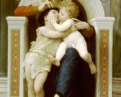 圣母，婴孩基督和圣约翰 - 威廉·阿道夫·布格罗